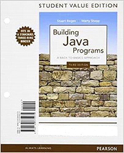 building java programs 3rd edition exercise solutions